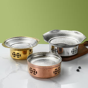 कारखाने की कीमत मिनी थ्री-लेयर स्टील सेवारत पॉट फूड हीटिंग सेट चीनी विशेष व्यंजन शराब स्टोव के साथ ग्रिल्ड मछली पॉट - Product Image 4