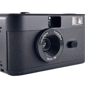 Nhựa Cố Định Tập Trung Của Nhãn Hiệu Cổ Điển Tinh Khiết Màu Mini 35Mm Tái Sử Dụng Phim Máy Ảnh Ngay Lập Tức Máy Ảnh Với Đèn Flash - Product Image 2