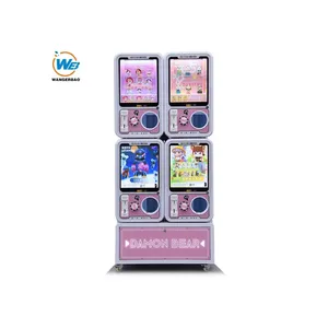 Wangerbao Metalen Mini Gachapon Machine Gedraaid Ei Capsule Gacha Speelgoed Automaat Anime Aangepaste Gashapon Capsule Machine