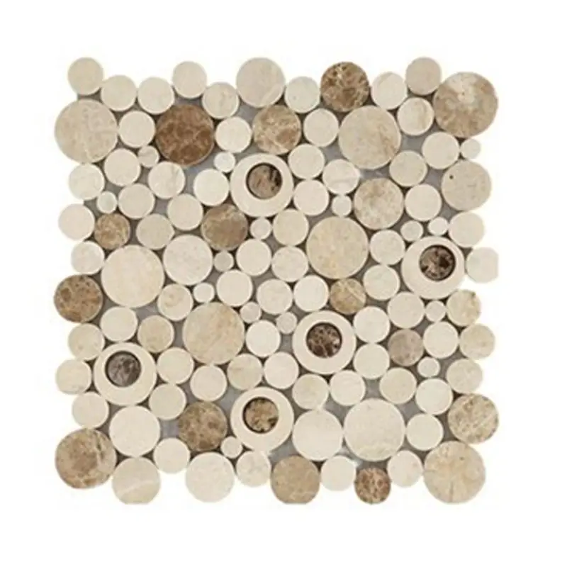 Мозаика из мраморного камня 260x260 мм, Лидер продаж, декоративная мозаика из натурального камня для стен