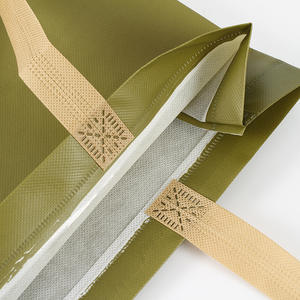 Лидер продаж, рекламные сумки с логотипом, роскошные нетканые многоразовые сумки для покупок, переносные сумки из полипропилена, нетканые сумки - Product Image 5