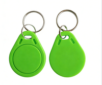 Porte-clés RFID étanche en ABS avec puce NFC, inscriptible T5577 125kHz, F08 13.56MHz pour Hôtels et Paiements (Vente en gros)