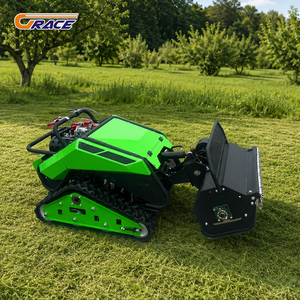 Robot tondeuse à moteur diesel, largeur de coupe 500mm 600mm 800mm 900mm, télécommandée, sur chenilles, à fléaux - Product Image 2