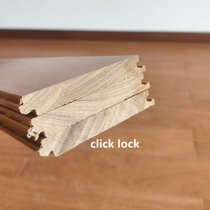 Suelo de <span class=keywords><strong>Madera</strong></span> Maciza de Alta Calidad, <span class=keywords><strong>Madera</strong></span> de Teca Brasileña de <span class=keywords><strong>Color</strong></span> Natural, Parqué de <span class=keywords><strong>Madera</strong></span> Maciza de 18 mm, Apto para Sala de Estar Interior - Product Image 2