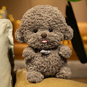 卡哇伊仿真比雄娃娃卡通可爱泰迪狗毛绒小狗玩具毛绒动物舒缓布娃娃 - Product Image 3