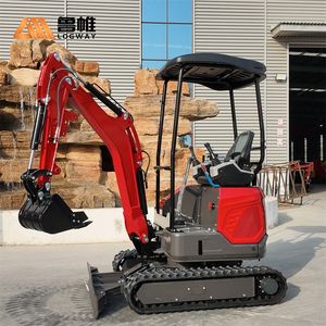 LOGWAY <span class=keywords><strong>Prix</strong></span> de gros, personnalisation, mini-excavatrice, commande <span class=keywords><strong>pilote</strong></span>, double vitesse, moteur caché, réparation routière, mini-excavatrice - Product Image 1