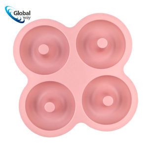 <span class=keywords><strong>Moule</strong></span> <span class=keywords><strong>à</strong></span> <span class=keywords><strong>donuts</strong></span> en silicone rose, plateau de cuisson <span class=keywords><strong>à</strong></span> 4 cavités pour four/friteuse <span class=keywords><strong>à</strong></span> air, outil antiadhésif sans BPA, compatible lave-vaisselle - Product Image 2