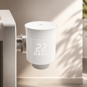 Thermostat <span class=keywords><strong>sans</strong></span> <span class=keywords><strong>fil</strong></span> TRV168 ZIGBEE pour le contrôle de la température de chauffage de pièce, petite vanne de régulation de température - Product Image 1