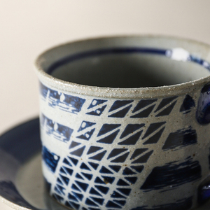 Tasse à café japonaise, tasse à latte, soucoupe en céramique, tasse à expresso, mug à thé original, accessoires variés, esthétique unique, mug à lait pour dégustation - Product Image 5