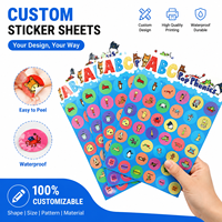 Hojas de Pegatinas Personalizadas, Pegatinas de Vinilo Impermeables, Impresión de Pegatinas Personalizadas con Corte Kiss-Cut para Etiquetas de Logotipos de Embalaje