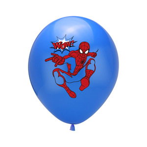 Venta caliente Spider Man Feliz cumpleaños fiesta decoración superhéroe personaje <span class=keywords><strong>de</strong></span> dibujos animados película látex impresión Globos para niños juguete - Product Image 3