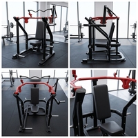 Machine d'extension des triceps assise professionnelle à charge par plaques en acier de 3,0 mm pour salle de sport professionnelle