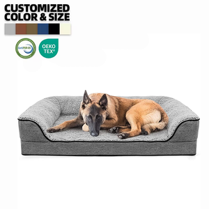 Fabrik benutzer definierte Luxus Soft Washable Polster Luxus Memory Foam Pet <span class=keywords><strong>Dog</strong></span> Bett Hund bewegliche Abdeckung - Product Image 1