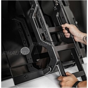 บันไดปีนหลังคา บันไดขยายสำหรับวางสัมภาระบนหลังคา สำหรับ Land Rover Defender 90 110 ปี 2020-2025 ชุดแต่งตัวถัง - Product Image 3