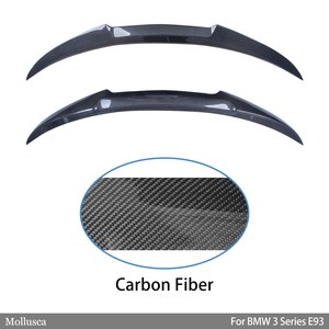 For 3 Series E93&E93 M3 Convertible M4 Style Carbon Fiber Rear Spoiler Trunk Wing 2006-2013 - Product Image 2