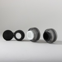 Pot vide givré pour colle à ongles solide 3G de photothérapie avec filet élastique pour gel d'impression nail art