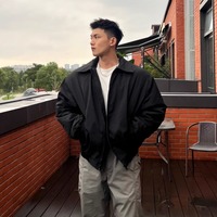 Veste légère de luxe de haute qualité, manteau d'hiver chaud et épais, style homme coupe courte coupe-vent personnalisé