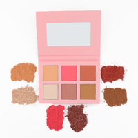 Palette de maquillage pour le visage vegan personnalisée OCHAIN, crème pressée, poudre illuminatrice, contour, blush, marque privée