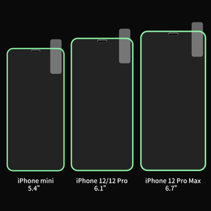 Protector de pantalla para <span class=keywords><strong>iphone</strong></span> 14 <span class=keywords><strong>MAX</strong></span>, cristal templado luminoso que brilla en la oscuridad - Product Image 6
