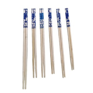 Baguettes chinoises en porcelaine bleue et blanche de 24 cm, rondes, pour les plats à emporter, les hôtels, les restaurants et l'usage domestique - Product Image 5