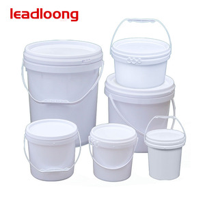 1L 3L 5L 10L 15L 20L 25L 5 Gallon 7 Gallon Packaging Container Food Grade Plastic Drum Seal Paint Pail Buckets With Handle Lids