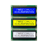 Konsumsi Daya Rendah 1602 7 Seri 16x2 Panel Antarmuka SPI Modul Layar LCD Dot Matrix
