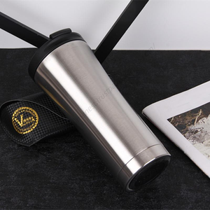 Vente en gros C199 Tasse isotherme double paroi en acier inoxydable pour voiture, café, 500 ml, gourde mince portable, tasses de voyage thermos - Product Image 6