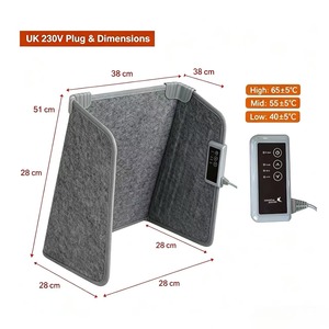 Calentador <span class=keywords><strong>de</strong></span> Pies Plegable <span class=keywords><strong>de</strong></span> Cristal <span class=keywords><strong>de</strong></span> Carbono Infrarrojo, 3 Temperaturas Ajustables, Apagado Automático <span class=keywords><strong>de</strong></span> Seguridad, Calentador <span class=keywords><strong>de</strong></span> Escritorio para Oficina, Panel Calentador <span class=keywords><strong>de</strong></span> Pies - Product Image 6