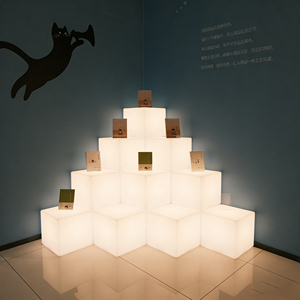 Waterproof LED <strong>Cube</strong> Chair <strong>Lighting</strong>/30cm Rechargeable Led <strong>Cube</strong> Rgb Dmx Control Glow in the Dark <strong>Cubes</strong> - Product Image 4