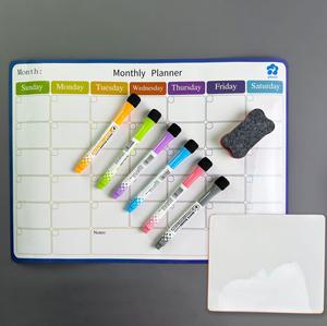 Planificador Semanal Magnético, Pizarra Blanca, Hoja de Pizarra Blanca de Borrado en Seco, Pizarra Blanca Magnética para Refrigerador - Product Image 6