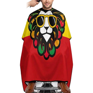 Capes de barbier en gros avec option de matériau polyester de haute qualité, personnalisation de la marque, logo professionnel sur mesure - Product Image 3