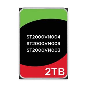 Disque dur interne SATA NAS 2 To 3,5 pouces 5900 tr/min 64 Mo de cache ST2000VN004 ST2000VN009 ST2000VN003 - Product Image 1