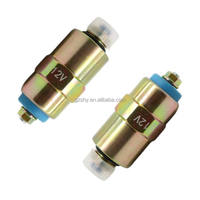 Válvula solenoide de parada de combustible 12V 24V 28480007 RE54064