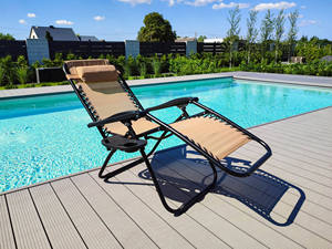 <span class=keywords><strong>Chaise</strong></span> de jeu avec logo personnalisé <span class=keywords><strong>Chaise</strong></span> longue de soleil pliante portable pour l'extérieur avec accessoires modernes en métal, idéale pour l'extérieur - Product Image 5