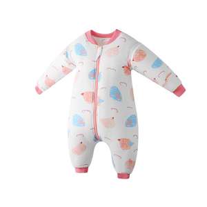 Sac de couchage d'hiver pour bébé avec pieds, couverture portable et détachable, sac de couchage à <span class=keywords><strong>manches</strong></span> <span class=keywords><strong>longues</strong></span> - Product Image 4