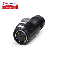 Connecteur Cnlinko LP28 2 3 8 broches, connecteur aviation étanche mâle et femelle haute intensité 15A