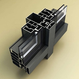 Chất Lượng Cao Kết Cấu Nhôm Khung Kính Bức Tường Rèm - Product Image 5