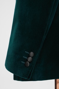 <span class=keywords><strong>Costume</strong></span> de velours vert pour hommes sur <span class=keywords><strong>mesure</strong></span> pour la fête de <span class=keywords><strong>mariage</strong></span>, <span class=keywords><strong>costume</strong></span> de smoking pour hommes de luxe sur <span class=keywords><strong>mesure</strong></span> - Product Image 5