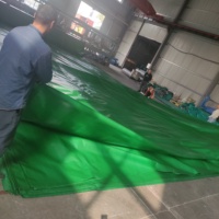 Toile industrielle renforcée en PE, résistante aux UV et imperméable, pour tentes et auvents événementiels, avec structure en tissu durable