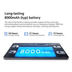 <span class=keywords><strong>Xiaomi</strong></span> Redmi <span class=keywords><strong>Pad</strong></span> 4 + 128GB ROM MTK Helio G99 10,61 "Pantalla 8000mAh Batería Dolby Atmos Altavoces cuádruples - Product Image 6