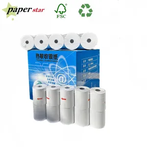 Factory direct sale of various sizes cheap premium thermal cash register paper 57*30mm 80*50mm 80*80mm