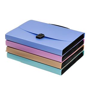 Biểu tượng tùy chỉnh trường văn phòng phẩm Nguồn cung cấp 13 túi A4 Kích thước tài liệu thư mục PP chất liệu mở rộng thư mục tập tin với A5 A6 kích cỡ - Product Image 5