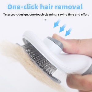 Productos Multifuncionales de <span class=keywords><strong>Limpieza</strong></span> y Belleza para Mascotas, Perros y Gatos, Cepillo Autolimpiante, Peine Suave para Eliminar Pelo, Herramienta de Masaje, Removedor de Pelusas - Product Image 2
