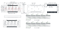 Affichage led personnalisé de haute qualité 0.20/0.30/0.36/0.56 pouces à 5 chiffres et 7 segments pour horloge numérique minuterie application domestique