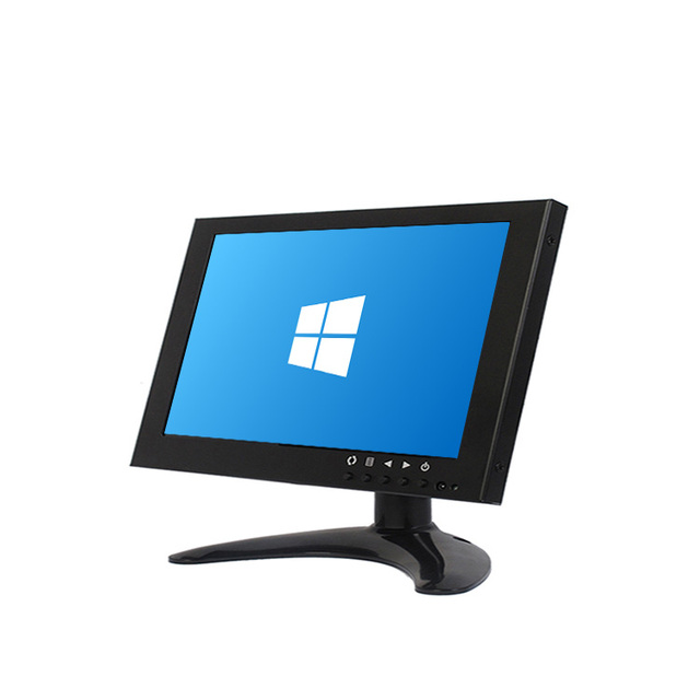 Source Factory Monitors 7 8 10 12 13 Inch Portable Desktop Full Color HD Industrial Led Monitor With VGA AV BNC HD-MI
