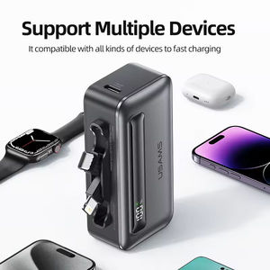 Banque d'alimentation mini USAMS 20W avec deux interfaces cachées, charge rapide, <span class=keywords><strong>chargeur</strong></span> de <span class=keywords><strong>batterie</strong></span> externe portable pour smartphones - Product Image 5