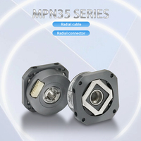 Hengxiang MPN35 Mini encodeur absolu DC5V IP50 55mm bride pour les applications de rétroaction d'espace serré