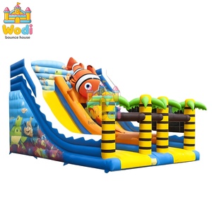 Tobogán Inflable para Exteriores de Grado Comercial, Tobogán Inflable de PVC Resistente, Tobogán Inflable para <span class=keywords><strong>Alquiler</strong></span> en Fiestas Infantiles - Product Image 2