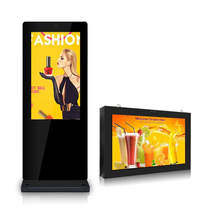 42 "55" 65 "75 дюймов 85 100 Lcd Digital Signage и дисплей наружный ЖК-дисплей рекламный экран