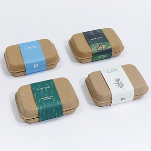 Boîte à bijoux en papier biodégradable personnalisée Boyang avec logo - Product Image 3